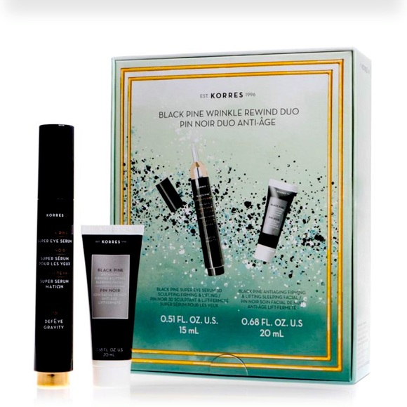 Korres: Black Pine Wrinkle Rewind Duo: NEW!